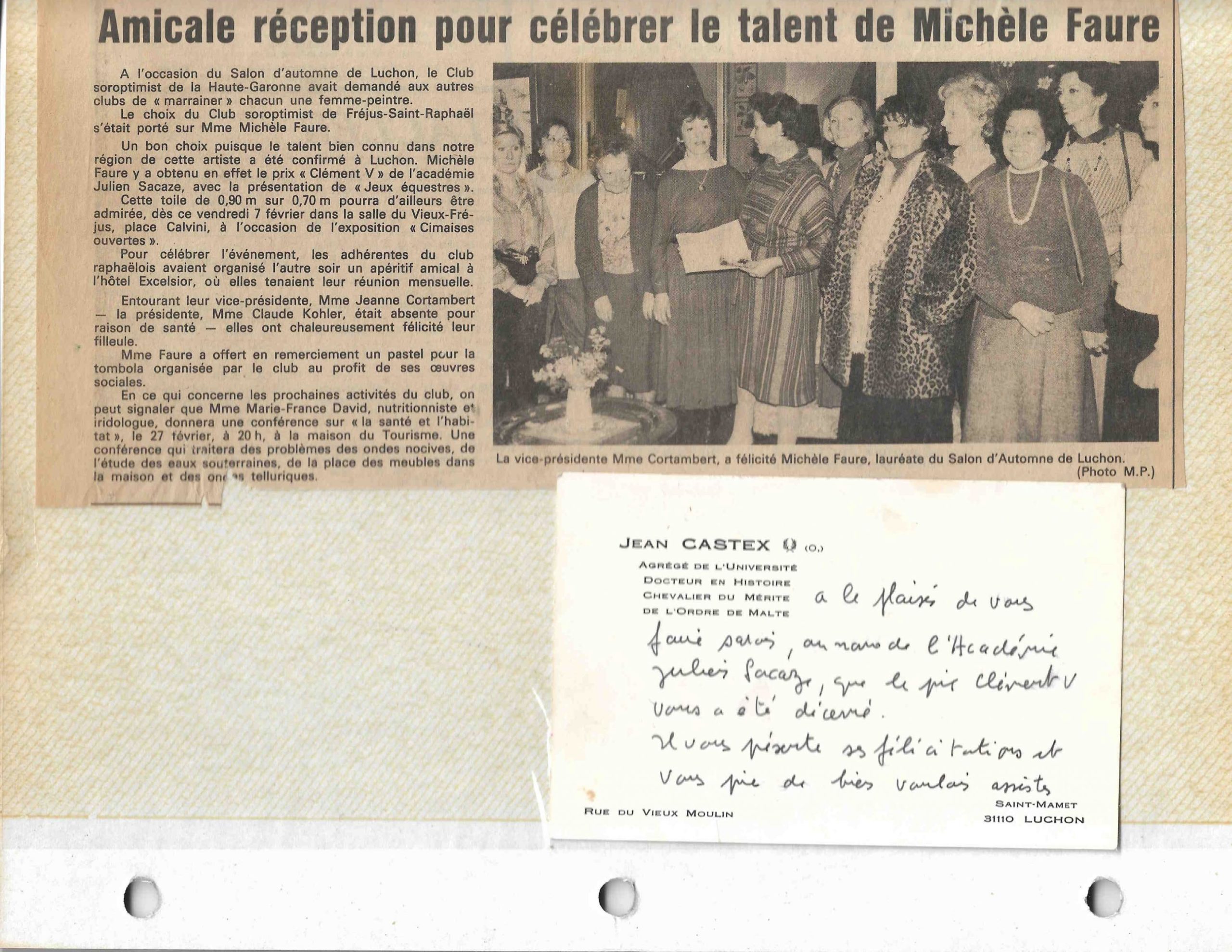Michèle Faure - Bio